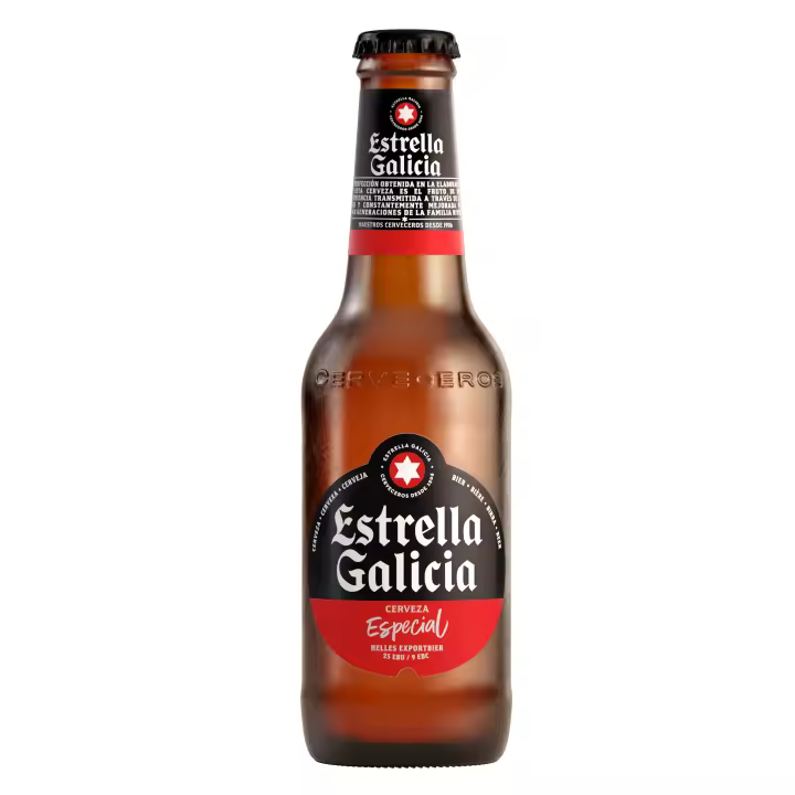 Cerveza ESTRELLA GALICIA Especial Pack de 12 Botellas de 25cl - 1