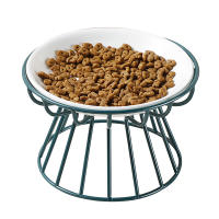 Tazón De Alimentación Para Gatos Con Soporte Metálico Elevado Accesorios Para Mascotas Alimento Y Snacks Para Perros Y Perras - details 7