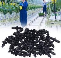 Conector de 2 rutas de 100 unidades, 4, 7 y 100 unidades, para Riego por Goteo, accesorios de Jardín, para céped, - details 0