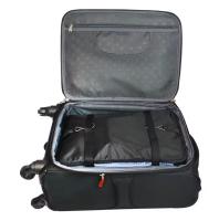 Organizador de Maleta de Cabina 45x30x52cm - Color Negro - Poliéster Resistente - Accesorio de Viaje - Maximiza el Espacio - Múltiples Compartimentos - Diseño Compacto - Fácil Acceso y Transporte - ¡Viaja sin Estrés! - details 2