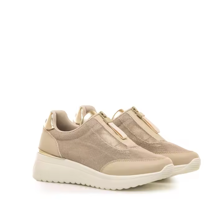 MARIAMARE deportivas mujer salerno beige con cierre cordones y tipo de puntera redonda - 1