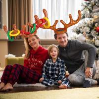 Nueva Decoración Inflable De Cabeza De Ciervo Para Navidad Juguete Modelo Inflable Para Interior Y Exterior Adorno De Jardín Para Fiesta De Año Nuevo - details 0