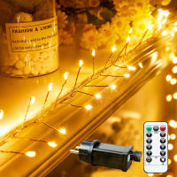 Luces De Fairy Al Aire Libre Operadas Por Batería Con Control Remoto 1000 LEDs Luces Estelares De Fuego Para DIY - details 0