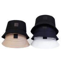 Gorro De Pesca Estilo Bucket Casual Unisex Con Etiqueta De Cuero NY Sombrero De Sol Para Exteriores Material De Poliéster - details 0