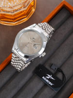 Reloj De Pulsera De Lujo Clásico Para Hombres Con Fecha Y Correa De Acero Inoxidable Deportivo Y Casual Con Marcas Arábigas Resistente Al Agua - details 16