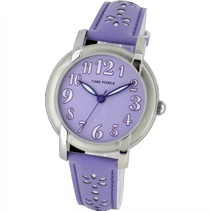 Time Force Tf4123b08  Reloj Para Para Chica Color Morado - 1