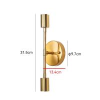 Lámpara De Pared Moderna Con Dos Cabezas Iluminación Decorativa Para Pasillo Sala De Estar Interior Luz De Fondo Lámpara De Noche - details 0