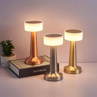 Lámpara De Mesa Retro LED Recargable Luz Nocturna Decorativa Para Dormitorio Sala De Estar Café Iluminación De Camping - details 5
