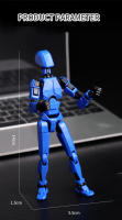 Robot Móvil Multicamado 3D Imprimido Muñeco De Prueba Figura De Acción Adulto Juguete Para Niños 14CM Sin Control Remoto - details 9