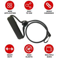 2pcs Cuerdas De Resistencia Para Ejercicio De Braza Y Pecho Accesorios De Equipo De Gimnasio Elásticas De Látex Para Entrenamiento De Fuerza - details 4