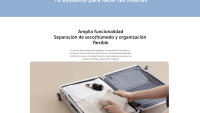 Oficial | Xiaomi Aluminum Frame Luggage, Marco de aleación de aluminio serie 6000, Desbloqueo con una pulsación, Esquinas protectoras de aleación de zinc - details 8