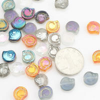 30Pcs Hileras De Cuentas De Vidrio Mate De Snail 11x12mm Para Manualidades Joyería Collar Y Aretes Accesorios De Artesanía - details 0