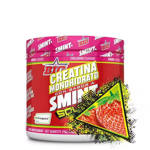 BIG - CREATINA MONOHIDRATO SMINT® SOURS FRESA - 210g - 1
