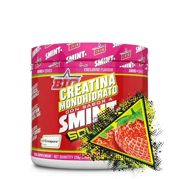 BIG - CREATINA MONOHIDRATO SMINT® SOURS FRESA - 210g - 1
