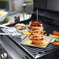 Rack De Asado Vertical Para Pato Y Pollo En Acero Inoxidable Soporte Para Churrasco Para Hogar Y Camping Picnic - details 4