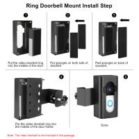Adaptador De Montaje Para Campana De Puerta Con Cámara Anti-Robo Fácil Instalación Sin Taladro Compatible Con Blink Video Doorbell 2021/Ring - details 8