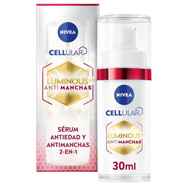 NIVEA LUMINOUS630 Sérum Facial 2 en 1 Antimanchas y Antiedad - 1