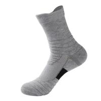 3 Pares De De Compresión Para Hombres Transpirables Deportivos Para Baloncesto Y Ciclismo Absorbentes De Humedad Con Tubo Elástico Alto - details 7