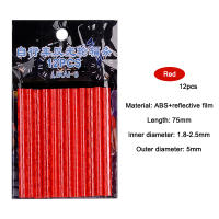 Kit De Seguridad Reflectante Para Ruedas De Bicicleta 12Pcs Estickers Reflexivos Colores Tubo Luz De Advertencia DIY Ciclismo - details 10