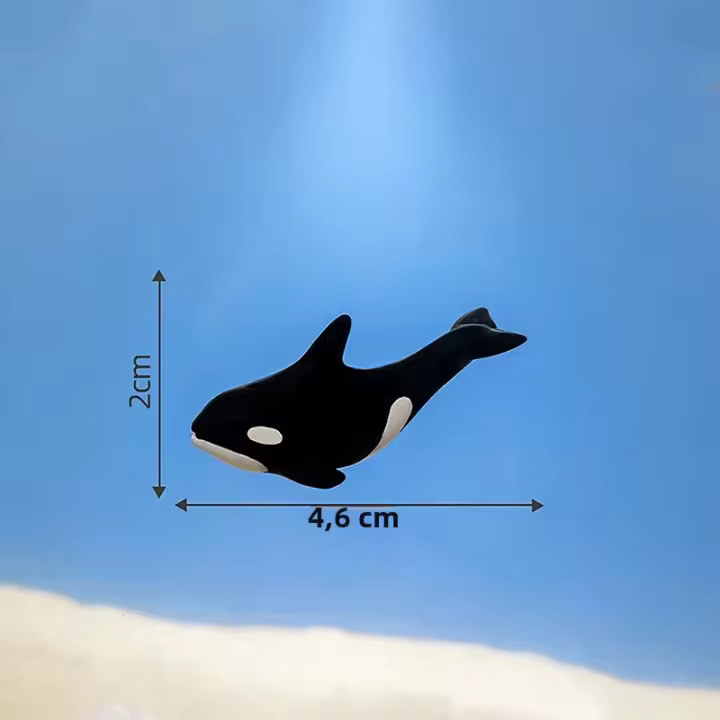 Miniatura De Ballena Delfín Y Tortuga Para Acuario DIY Juego De Escritorio De Paisaje Micro Mundo Submarino Animales Resina Decoración Para Hogar - 1