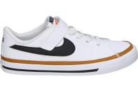 NIKE | Deportiva Nike Court Legacy Infantil - Zapatilla Unisex Color Blanco con Cierre de Cordones y Velcro - Modelo DA5381-102 - details 0