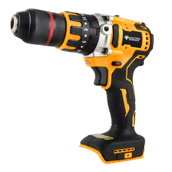 Taladro Inalámbrico Compacto De 2300rpm 1065IN-LBS En Amarillo Y Negro Con Motor Brushless Para Batería DEWALT 20V Herramienta Eléctrica Para DIY En El Hogar - 1