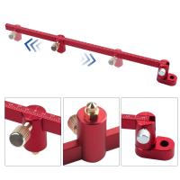 Regla De Dibujo Ajustable En Metralla E Inch Compass Scribe Center Finder Calibrado Para Carpintería Herramienta De Marca De Circulo Fijo - details 3
