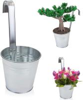 4 macetas colgantes para balcón, maceta colgante para balcón, maceta para colgar plantas, plano - details 0