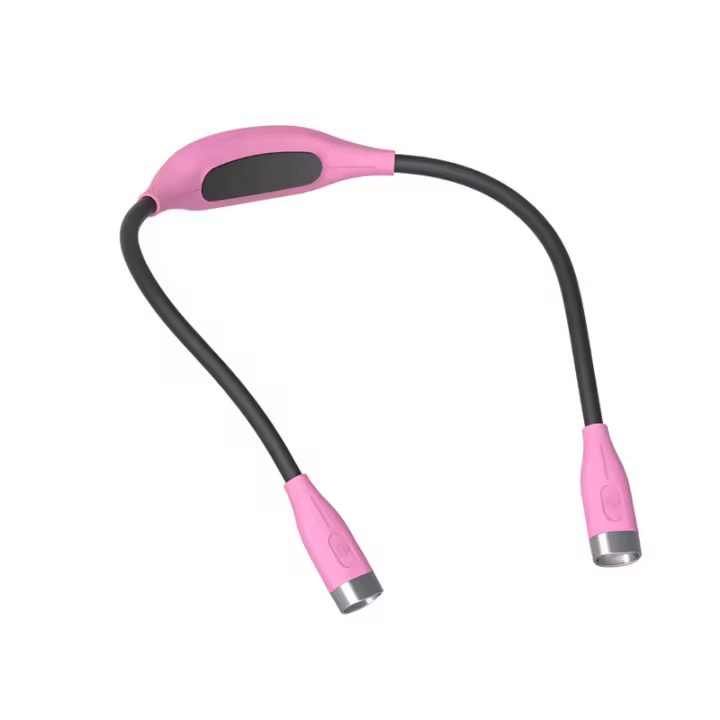 Lámpara de cuello LED, lámpara de lectura con protección ocular para estudiantes, lámpara de lectura con carga USB, lámpara de cuello portátil para correr por la noche al aire libre - 1
