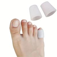 Protector De Dedos De Silicona Anti-Abrazeo Y Anti-Dolor Separador De Dedos Pálido Para Uso Diario Un Paquete Por Pie - details 1