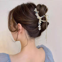 Haimeikang Pinza Para El Cabello Con Borla De Perla Para Mujer Accesorio De Moda En Forma De Concha Y Estrella Cepillo De Cabeza - details 1