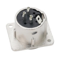 Conector De Jack XLR 3Pines Macho Y Hembra Para Panel Montaje En Chasis Socket De Audio Y Micrófono Para Baya De Prueba De Cable De Serpiente - details 4