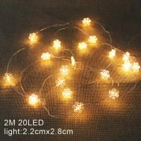 Guirnalda De Navidad LED 20Leds 2M Luz De Hadas Para Jardín Fiesta Árbol De Navidad Sala De Estar Decoración De Año Nuevo Control Remoto No Incluido - details 2