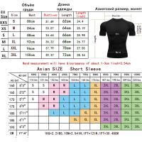 Camiseta De Fitness Para Hombre 2025 Musculatura Con Compresión Deporte Quick-drying Transpirable Talla S-3XL Poliéster Spandex - details 0