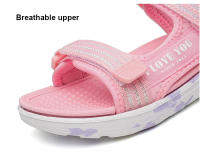 Sandalias De Verano Para Niñas Ligeras Antideslizantes Con Funda Baja Y Suela Suave Cuero PU Cómodo Y Moda Para Playa - details 2