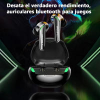 Lenovo XT92, Auriculares Inalámbricos, Bluetooth 5.1, Sonido Alta Fidelidad para Música y Juegos, Baja Latencia, (Negros) - details 1