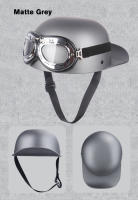 Gorro De Béisbol DS 2023 Retro Casco De Verano Para Motocicleta Cruzador Chopper Vintage Con Abertura Frontal Para Scooter Y Gangster - details 7