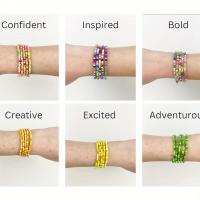 Vedawas 30-Piece Pulseras De Bohemia Aleatorias (Colores Variados) Hechas a Mano Con Cuentas Coloridas Para Primavera Verano Playa - details 1