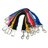 Correa De Seguridad Para Coche Para Perros Con Protector De Hombro Correa De Cuero Ganchos Desmontables Y Extensibles Accesorios Para Mascotas - details 1