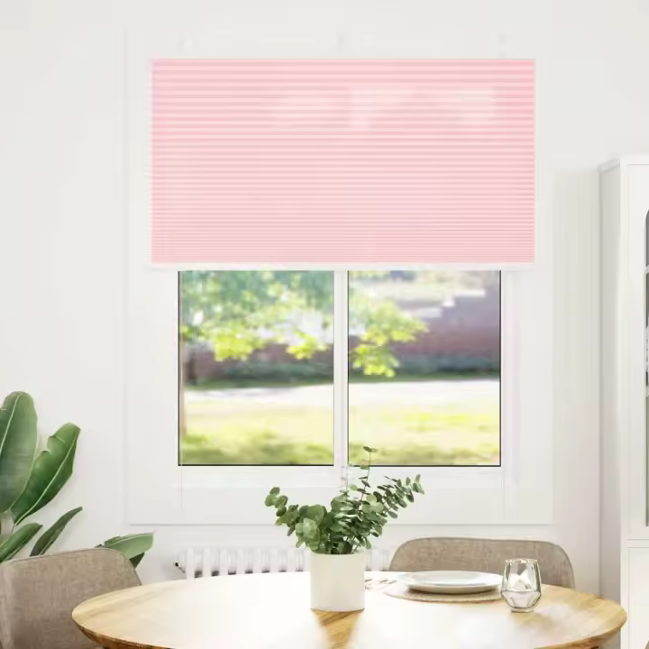 Estor Plisado rosa 110x150 cm Tela Ancho 109,4 cm Poliéster - 1