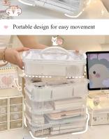 Caja De Almacenamiento Para Bloques De Construcción Simplicidad Caja De Herramientas Clasificadora Impermeable Y Antipolvo Con Cajones Separadores Organizador De Juguetes Caja Fuerte - details 8