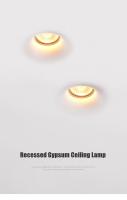 Lámpara De Techo Integrada LED Antigolpe Revestimiento De Gypsum GU10 Para Sala De Estar Dormitorio Pasillo Iluminación Doméstica - details 2