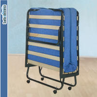 Sueña y Descansa Cama Auxiliar Plegatín de 90 x 190 cm con ruedas y funda, practico y fácil manejo - details 0