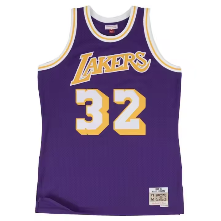 CAMISETA MAGIC JOHNSON - LAKERS - SWINGMAN MORADA - 1