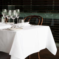 Mantel De Seda Blanca Para Boda Y Fiesta Cubierta Rectangular De Restaurante Lavable Decoración De Mesa Moderna Para Hogar - details 4