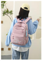 Mochila Escolar Kawaii Fengdong para Niñas Impermeable en Tela de Nylon con Forro de Material FD-6292-1 Bolsa de Hombro Grande para Viajes y Estudiantes Universitarias - details 3