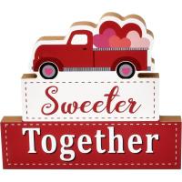 Adornos De Letras Para Día De San Valentín "AMOR" Decoración Para El Hogar Y Bares Regalo De Artesanía Para El Escritorio Decoración De Fiesta Proporciones De Imagen - details 2