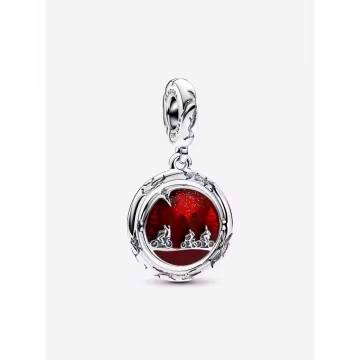 Pandora - Stranger Things - Charm Colgante invertido que Brilla en la osadía-Plata de Lei - 1
