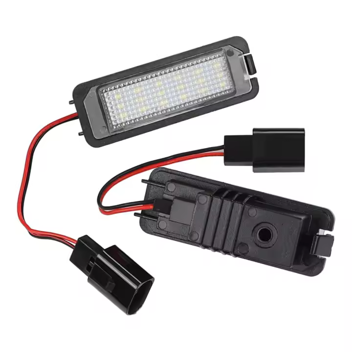 Luz De Placa De Auto LED Super Brillante Para VW Passat CC Y Golf 5 6 Impermeable Accesorios De Coche Para Volkswagen 12V 3W - 1