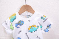 Ropa De Verano Para Bebés Niños Y Niñas Conjunto De 2 Piezas Camiseta Y Shorts Estilo Casual Con Diseño De Dibujos Animados Talla Ajustada Para Edades 4-6 Años - details 11